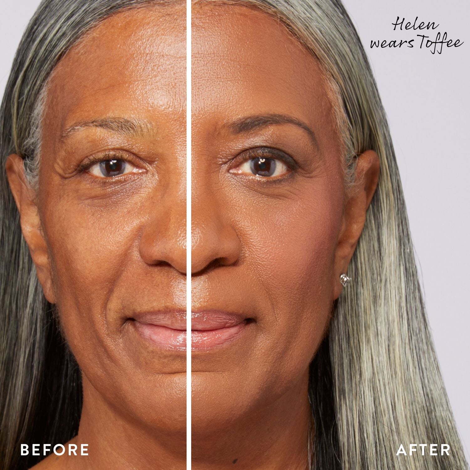 LG-DoubleTakePowderFoundation-BeforeandAfterHalfRosacea-Toffee-ECommerce_JPG